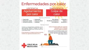 enfermedades por calor cruz roja mexicana